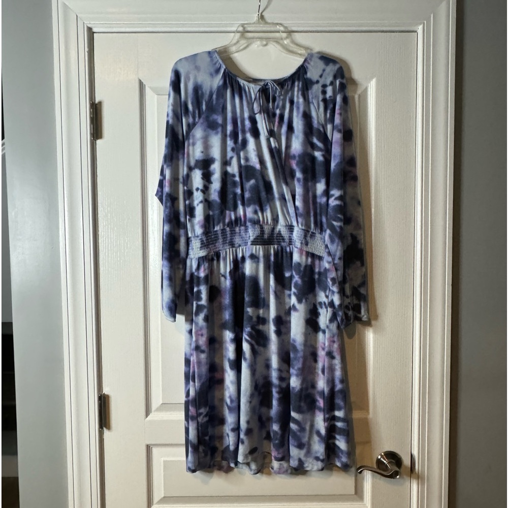 Lularoe Jody dress, size L, tie dye design